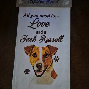 JACK RUSSELL TERRIER- Kitchen towel- E&S PETS GIFT
